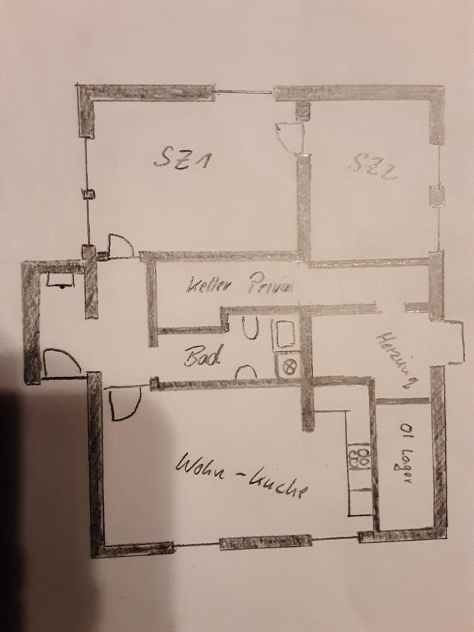 Zum Goldenen Tal Appartement Grafendhron Buitenkant foto